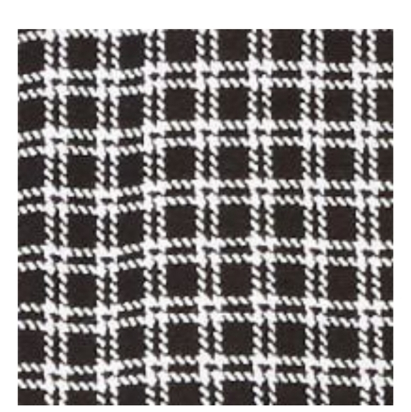 Michael kors plaid houndstooth print quarter sleeve top - Picture 5 of 5